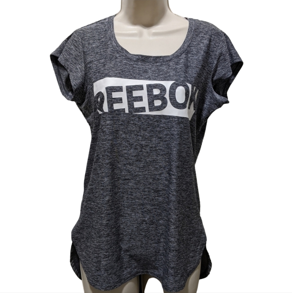 Women's Reebok Gray Athletic T-shirt